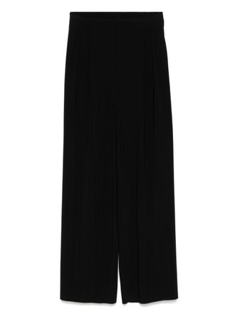 Norma Kamali Wide Leg Trousers-Donna