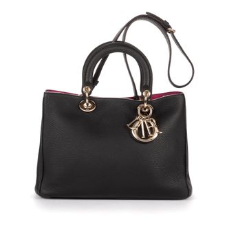 Dior Pre-owned Womens Diorissimo Tote Shoulder Bag - Black - One Size