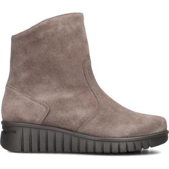 Hartjes Schoenen, Dames, Beige, 42 1/2 EU, Su&egrave;de, Sue H Booty Dames Enkellaarzen