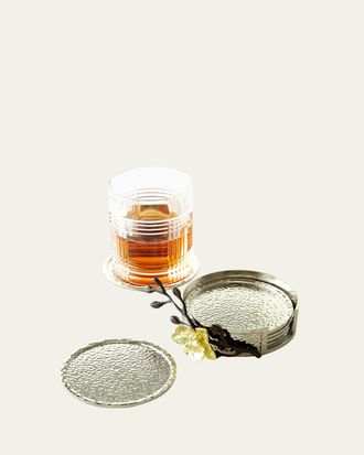 Michael Aram Gold Orchid Coasters, 6-Piece Set
