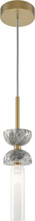 Maytoni Design Pendellampe Kyoto - Marmor Grau/Gold