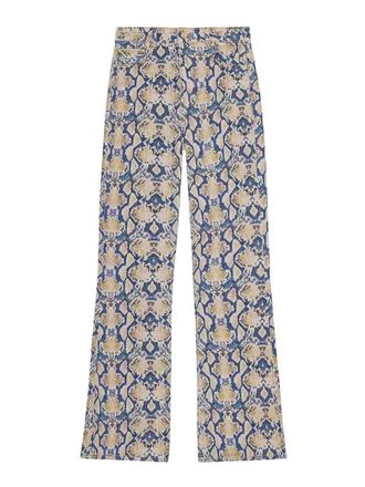 Ganni Printed denim