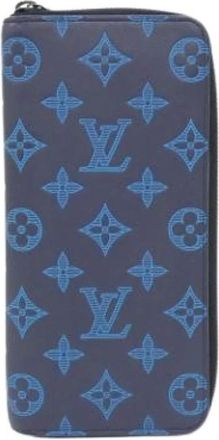 Louis Vuitton Pre-owned Wallets, male, Blue, Size: ONE SIZE Pre-owned Long wallet (bi-fold)