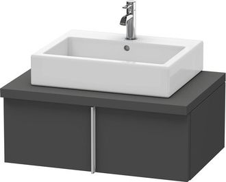 Duravit Duravit Vero Vanity Unit Para Consola, 6551, 1 Alargadera, 800 Mm, Color (frente/cuerpo): Grafito Mate Decoraci&oacute;n - Ve655104949