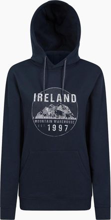 Mountain Warehouse Womens Mountain Warehouse Womens/Ladies Ireland Circle Overhead Hoodie - Navy - Size: 10/8