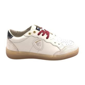 Blauer Heren, Schoenen, Wit, Maat: 45 EU Leer