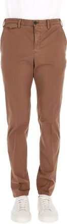 Pantaloni Torino Chinos, male, Brown, M, Brown Worn Out Trousers