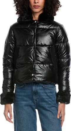 La Fiorentina Metallic Puffer Jacket