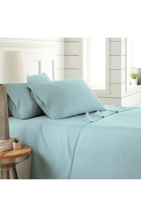 Southshore Fine Linens Premium Collection Pleated Extra Deep Pocket Sheet Set in Sky Blue at Nordstrom Rack, Size Twin