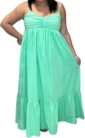 Saltwater Luxe Flora Maxi Dress In Sea Green