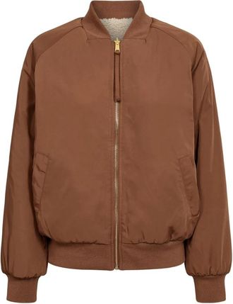 N&uuml;mph Bomber Jassen - Dames - Bomber jackets - Bruin - S - Jassen