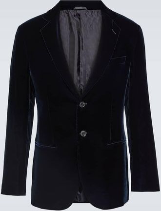 Giorgio Armani Velvet tuxedo jacket