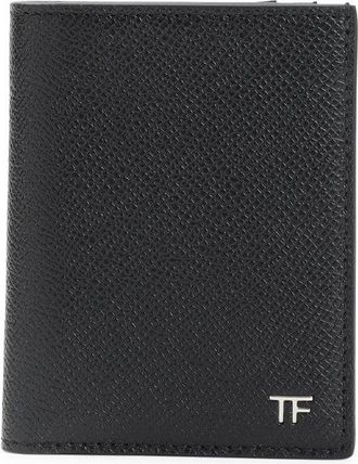 Tom Ford Black Calf Leather Wallet-Uomo