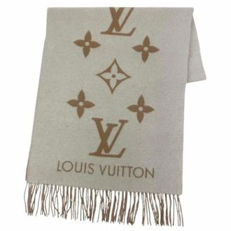 Louis Vuitton Pre-owned Scarves, female, Beige, Size: ONE SIZE Pre-owned Stole