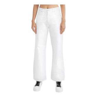 Haikure Korea Asian Fit Jeans - Dames - Loose Fit Jeans - Wit - W28 - Katoen - Jeans