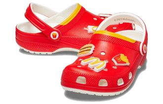 Crocs Classic 209858-90H Clog Red McDonalds Casual Shoes JAX1245