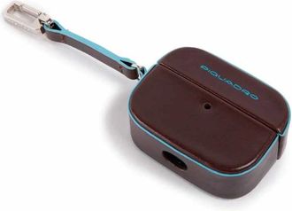 Piquadro Accessoires, unisex, Bruin, ONE Size, Air Pods Pro case