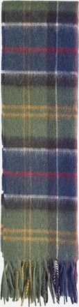 Barbour Mens Barbour Wool Cashmere Scarf A1-25 TN11 Classic Tartan - Size: ONE size