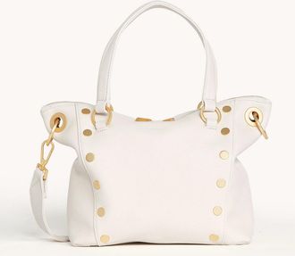 Hammitt Hammitt Daniel Calla Lily White Brushed Gold Med