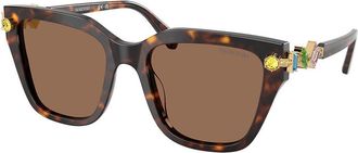 Swarovski SK6041F Asian Fit 100273 Womens Sunglasses Tortoiseshell Size 53