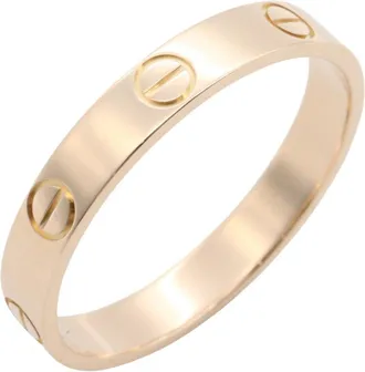 Cartier Gold Pink Gold (18K) Band Ring (Pre-Owned)