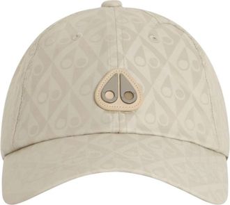 Moose Knuckles Crescent Logo Cap Monogram - unisex - Petten - Wit - ONE Size - Accessoires