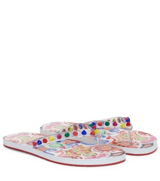 Christian Louboutin Loubi Flip Spikes thong sandals