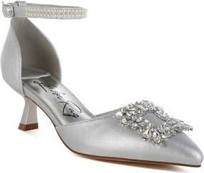 London Rag Onkana Kitten Heel Sandal in Silver at Nordstrom Rack, Size 10