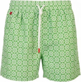 Kiton Short Swim Boxers - Heren - Strandmode - Groen - XL - Polyester - Badmode