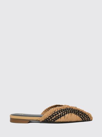 Patrizia Pepe Woven Raffia Mules