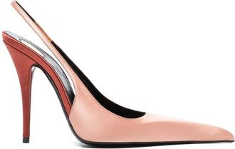 Saint Laurent Deroche Point Toe Slingback Pumps