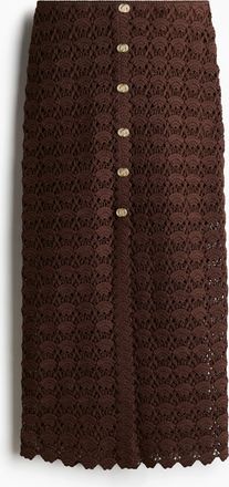 H&M Jupe im Häkellook - Beige