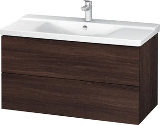 Duravit Duravit L-cube Mueble De Pared 1020mm, Profundidad 481, 2 Cajones, Adecuado Para P3 Comfort Art&iacute;culo 233210, Color: Decoraci&oacute;n Casta&ntilde;o Oscuro - Lc6250
