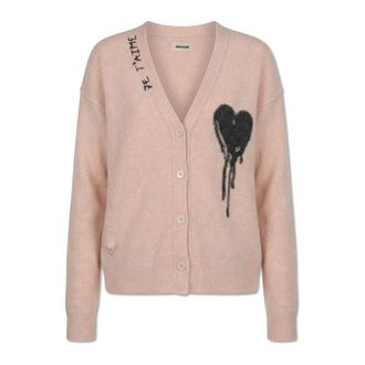 Zadig&Voltaire Truien & Vesten, Dames, Roze, XS, Wol, Mirkaz Cashmere Cardigan