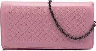 Bottega Veneta Pre-owned Bottega Veneta Nappa Intrecciato Continental Wallet on Chain Ladies KHESKC0QPPSPQ5WK