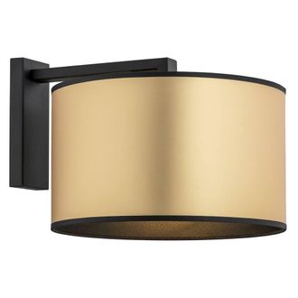 Netlighting Karin Wall Lamp With Shade Gold Black Structure