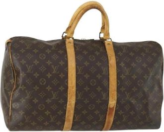 Louis Vuitton Pre-owned Vintage Weekendtas - Dames - Vintage Weekendtas - Bruin - ONE Size - Vintage