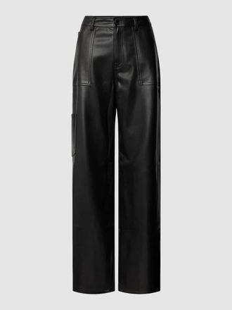 Tommy Jeans Hose in Leder-Optik Modell DAISY in Black, Gr&ouml;&szlig;e 27/32