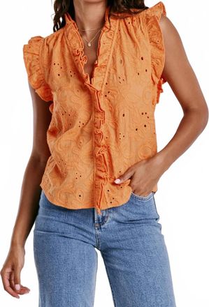 Dear John Denim Ellie Top In Apricot Crush