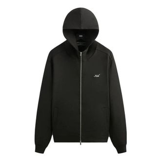 Kith Double Weave Selfridge Zip Up Hoodie Black KHM031412-001