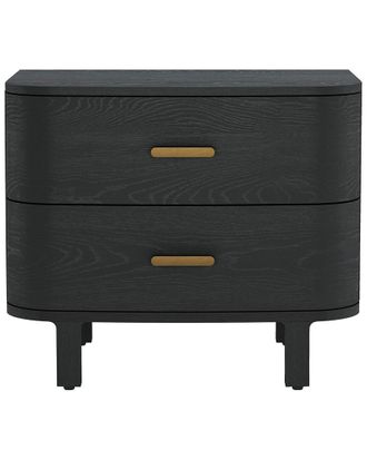 Manhattan Comfort Solara 30In Solid Wood Nightstand