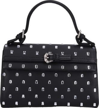Gedebe Sophie Mini Nappa Octagon - Dames - Handtassen - Zwart - ONE Size - Leer - Tassen