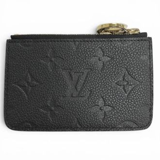 Louis Vuitton Pre-owned Wallets, female, Black, Size: ONE SIZE Pre-owned Card Case
