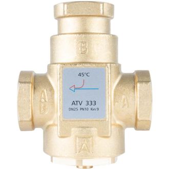 OEM V&aacute;lvula De Temperatura Atv 333, Dn25, Rp 1 Pulgada, Kvs 9, 45&deg;c