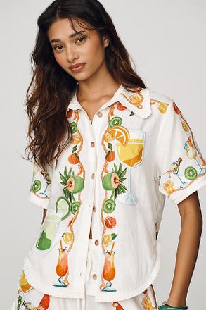 Farm Rio Biricutico Buttondown Shirt