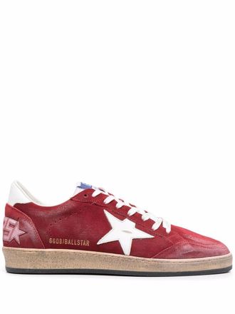 Golden Goose Ball Star low-top sneakers - men - Calf Leather/Calf Leather/Rubber/Fabric/Fabric - 43 - Red