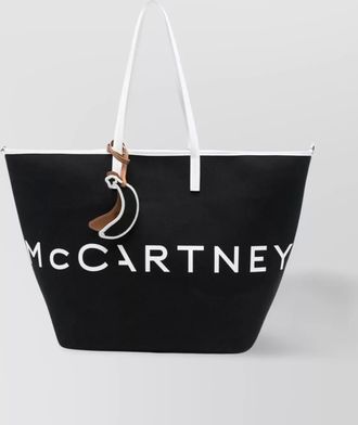 Stella McCartney logo hemp shoulder bag