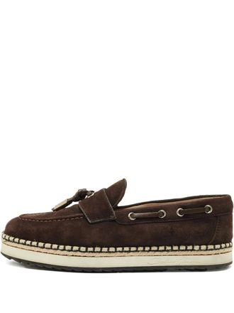 Dolce & Gabbana suede tassel espadrilles - Brown