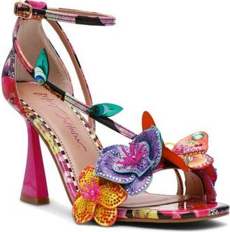 Betsey Johnson Camile Sandal in Black Multi at Nordstrom, Size 7.5