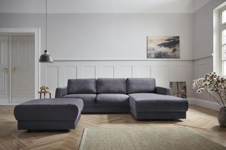 ANDAS Ecksofa »Hobro L-Form« in 3 Bezugsqualitäten in vielen Farben, Design by Morten Georgsen